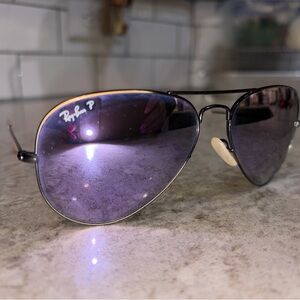 Ray-Ban Sunglasses with Purple Lenses
